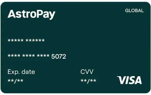 AstroPay Virtual Cards Visa USD card