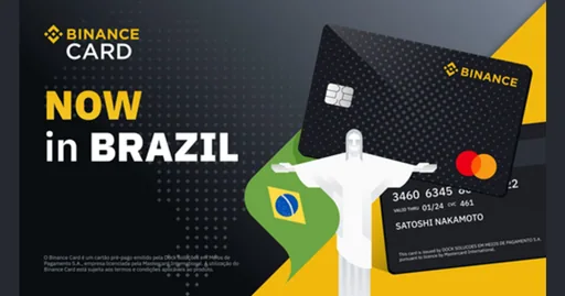 Binance Card BRL card