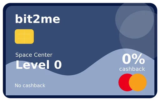 Bit2Me Space Center Level 0 Space Center Level 0 Mastercard EUR card