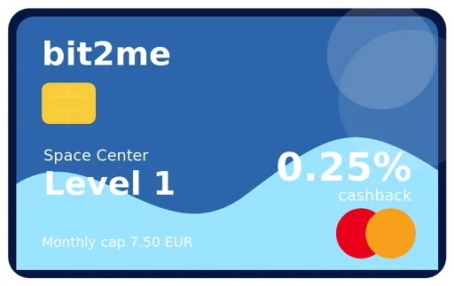 Bit2Me Space Center Level 1 Space Center Level 1 Mastercard EUR card