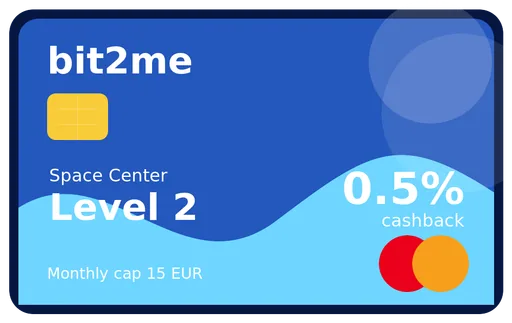 Bit2Me Space Center Level 2 Space Center Level 2 Mastercard EUR card
