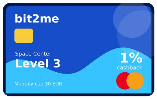 Bit2Me Space Center Level 3 Space Center Level 3 Mastercard EUR card