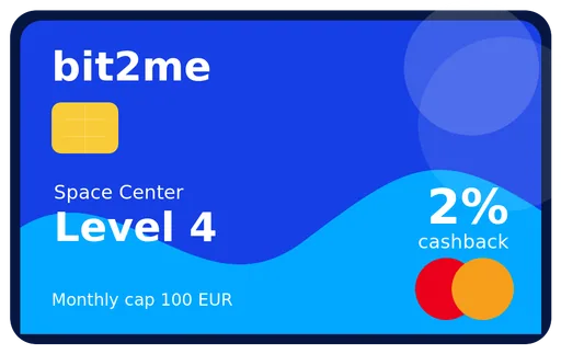 Bit2Me Space Center Level 4 Space Center Level 4 Mastercard EUR card
