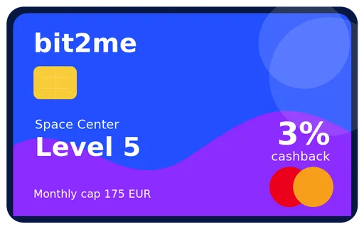 Bit2Me Space Center Level 5 Space Center Level 5 Mastercard EUR card