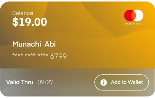 Cardtonic Platinum Virtual Dollar Card USD Visa / Mastercard USD card