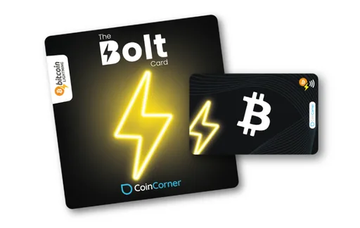 CoinCorner Bolt Card GBP card