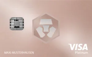 Crypto.com Rose Gold Visa EUR card
