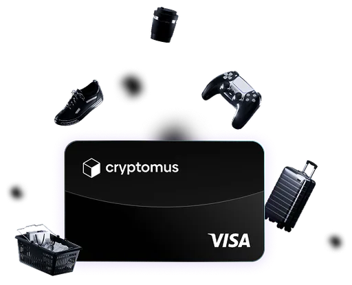 Cryptomus Virtual Crypto Card Visa / Mastercard CRYPTO card