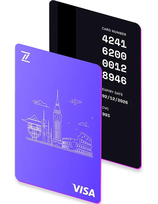 Fizen Adventure Card Visa USD card