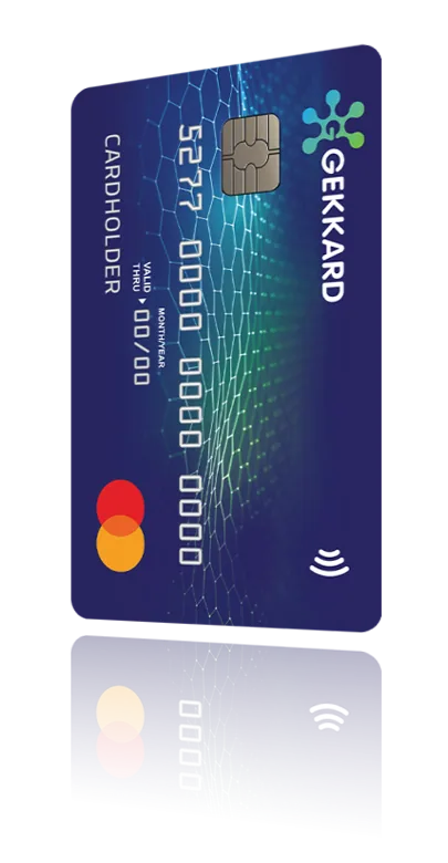 Gekkard Mastercard EUR card
