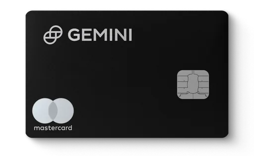 Gemini Credit Card Mastercard USD Crypto Rewards Mastercard USD card
