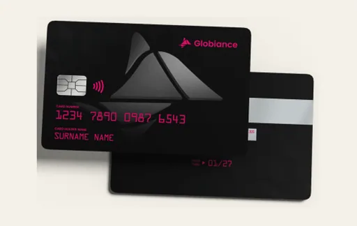 Globiance Tier 1 Debit Card Visa / Mastercard EUR card
