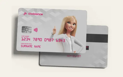 Globiance Tier 3 Debit Card Visa / Mastercard EUR card