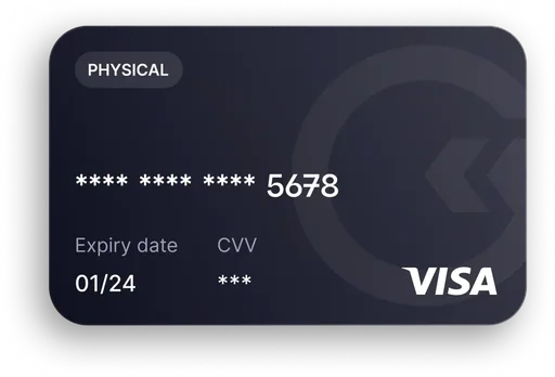 GoMining Physical Visa Card Crypto Visa BTC card