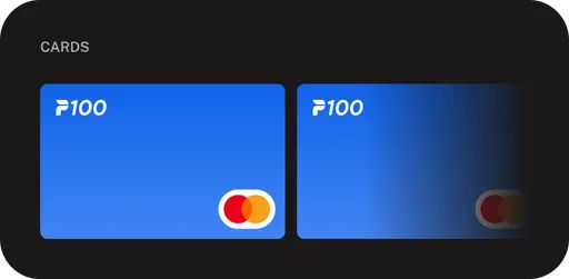P100 Mastercard Debit Card Mastercard EUR card