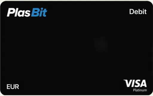 PlasBit Virtual Euro Card Visa / Mastercard EUR card