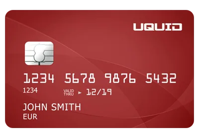 UQUID Altcoin Debit Card USD card