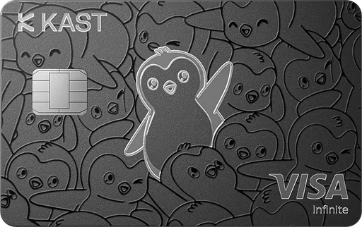 KAST / Pudgy Penguins Visa USD card